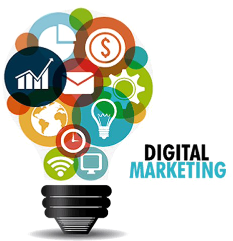 Digital Marketing Concepts Illustration PNG Image