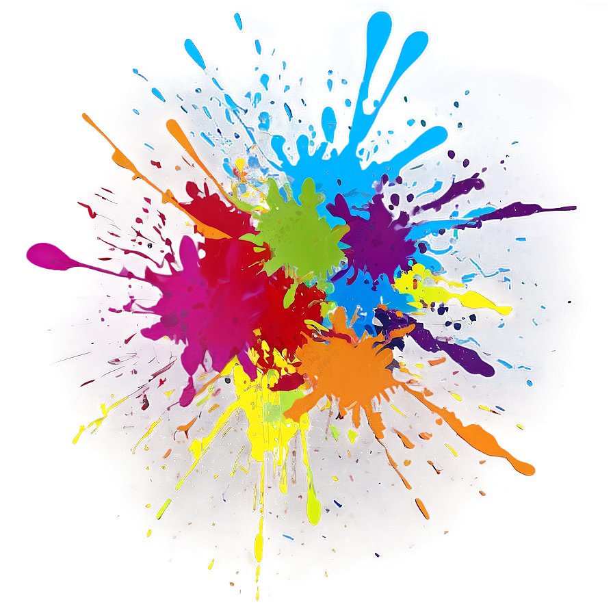 Digital Paint Splatter Png 05042024 PNG Image