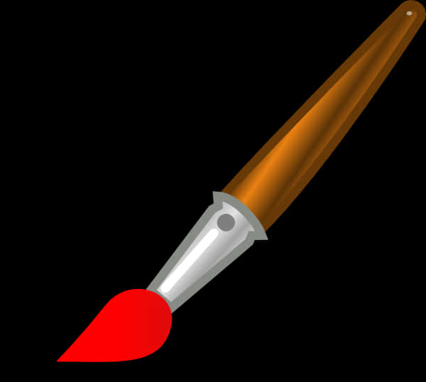 Digital Paintbrush Icon PNG Image