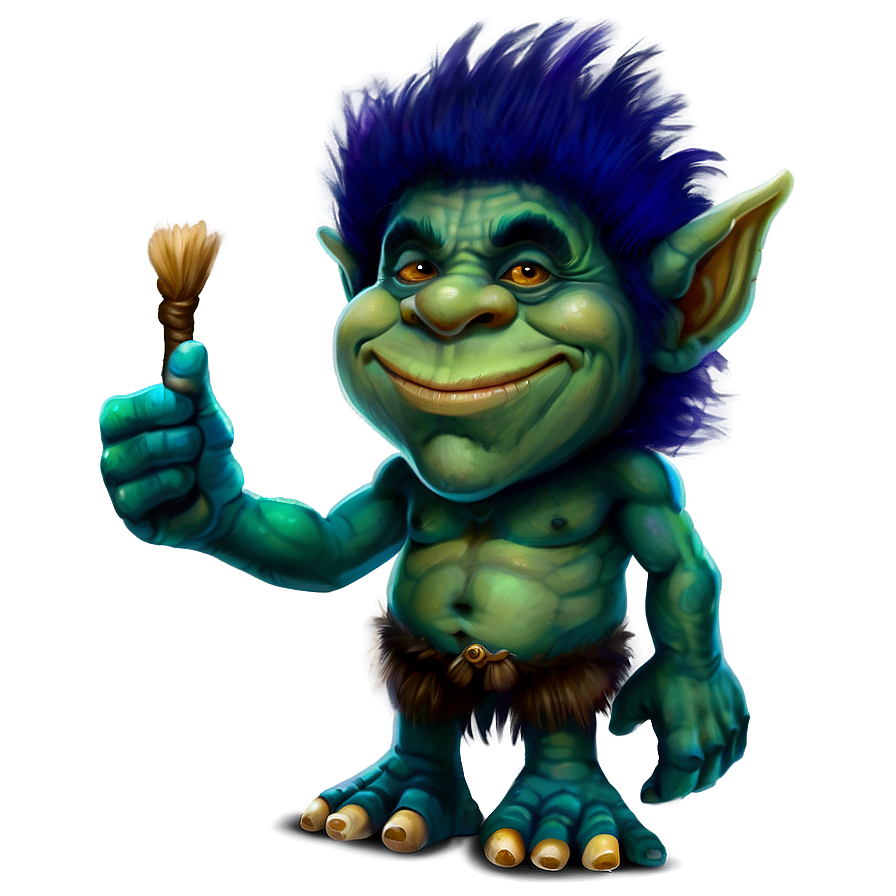 Digital Painting Troll Png 8 PNG Image