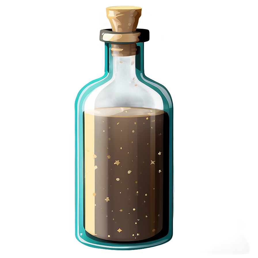 Digital Potion Bottle Png 06132024 PNG Image