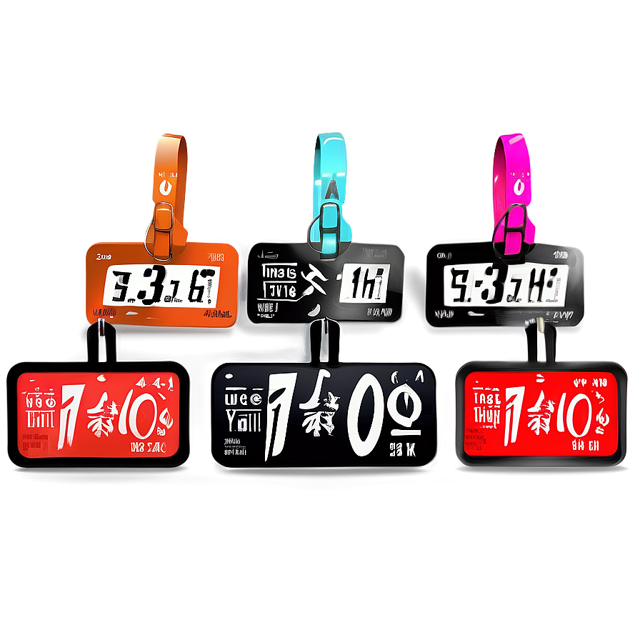 Digital Price Tag Display Png Ybo PNG Image