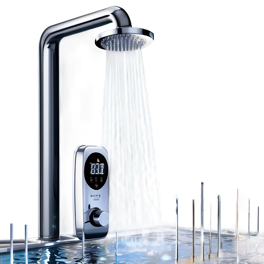 Digital Shower Temperature Control Png 2 PNG Image