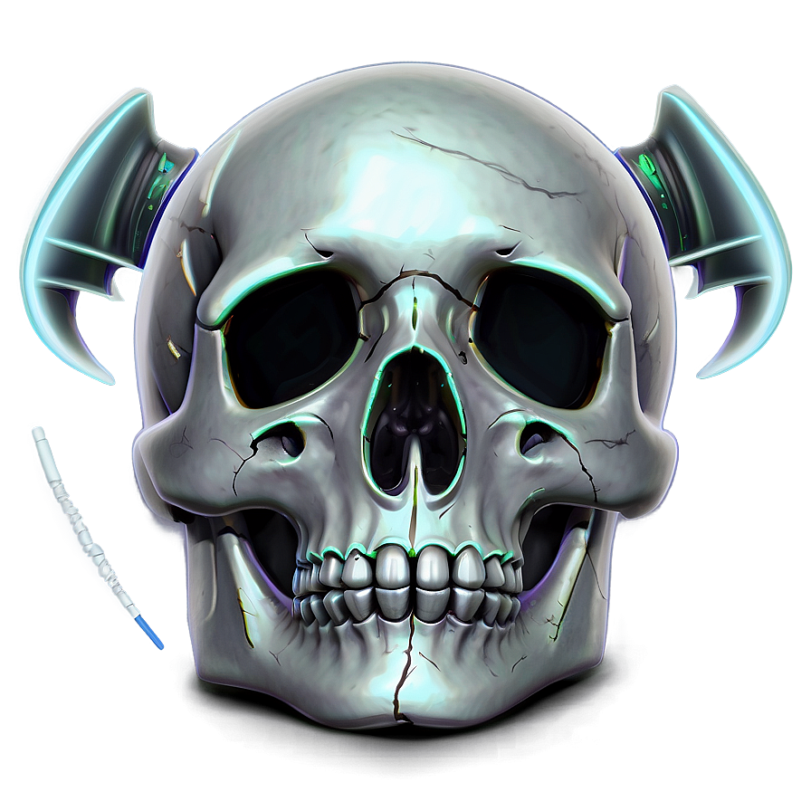 Digital Skull Drawing Png D PNG Image