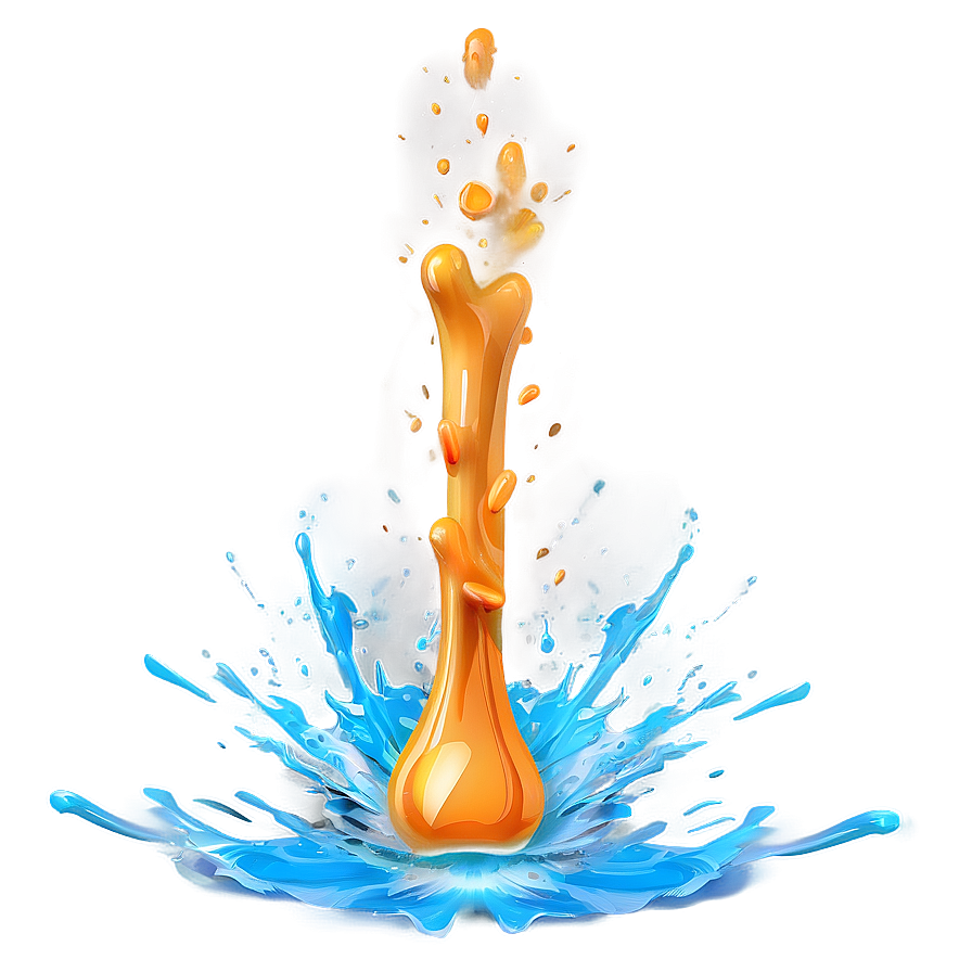 Digital Splash Effect Png 98 PNG Image