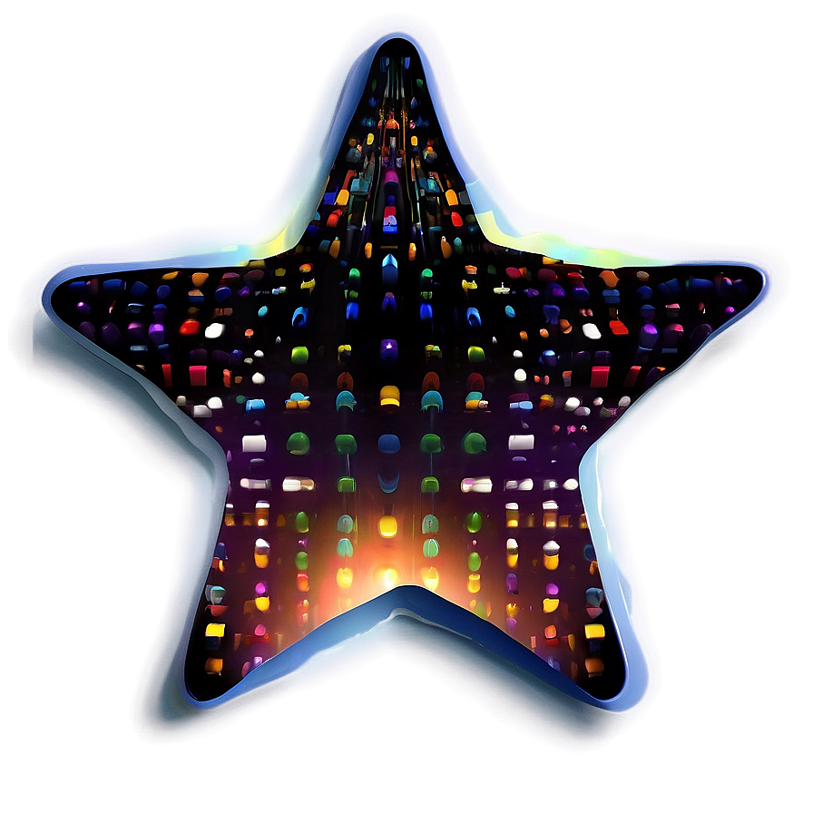 Digital Star Pattern Png 06132024 PNG Image