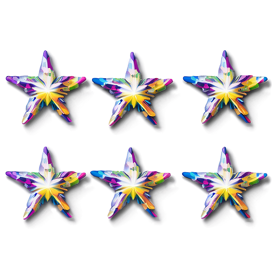 Digital Star Pattern Png Osk PNG Image