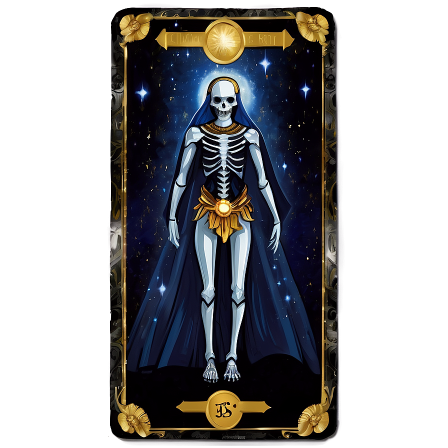 Digital Tarot Card Template Png Dgf92 PNG Image