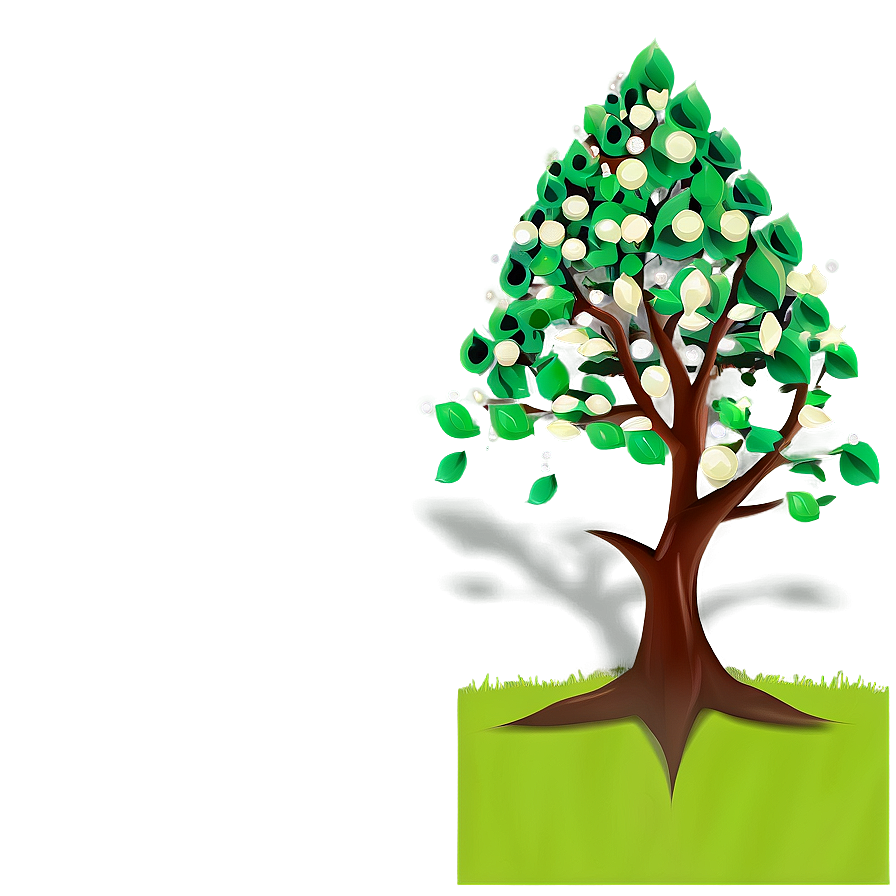 Digital Tree Design Png 06122024 PNG Image