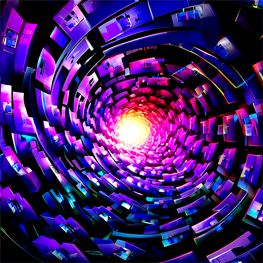 Digital Vortex Wallpaper Png 67 PNG Image