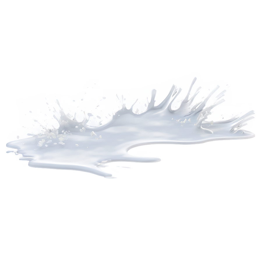 Digital White Splash Png Elf21 PNG Image