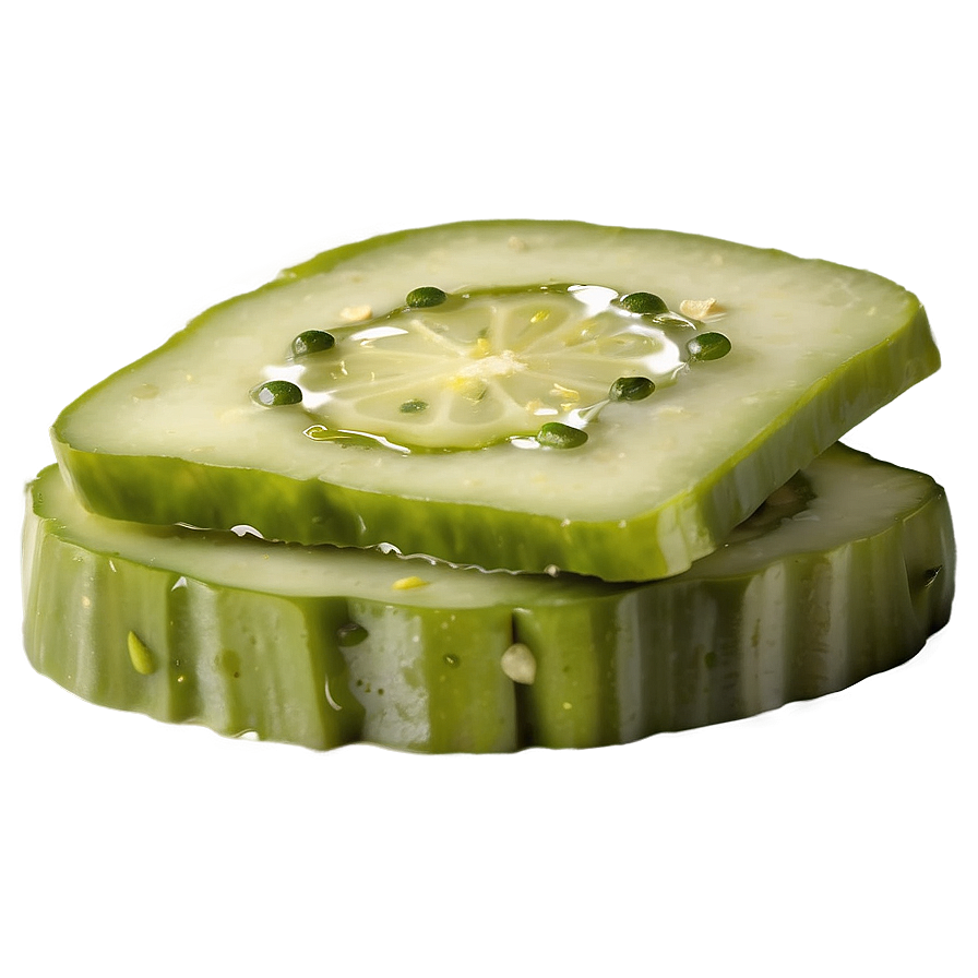 Dill Pickle Slice Top View Png Ywf PNG Image