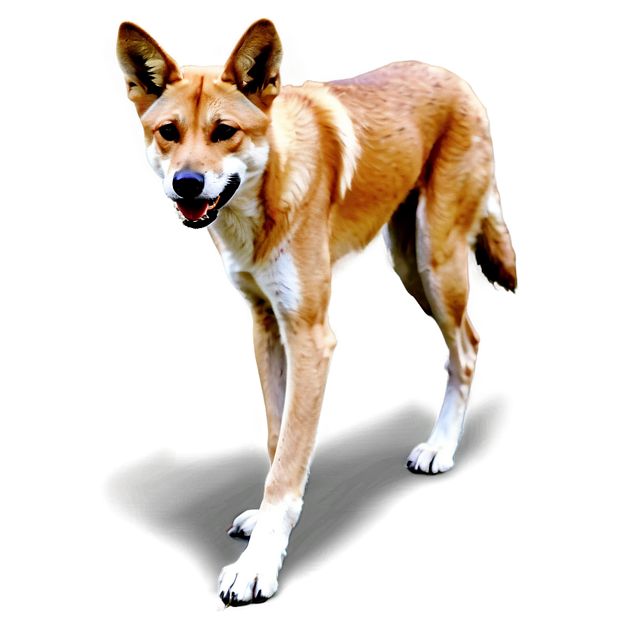 Dingo In Wild Landscape Png Wne PNG Image