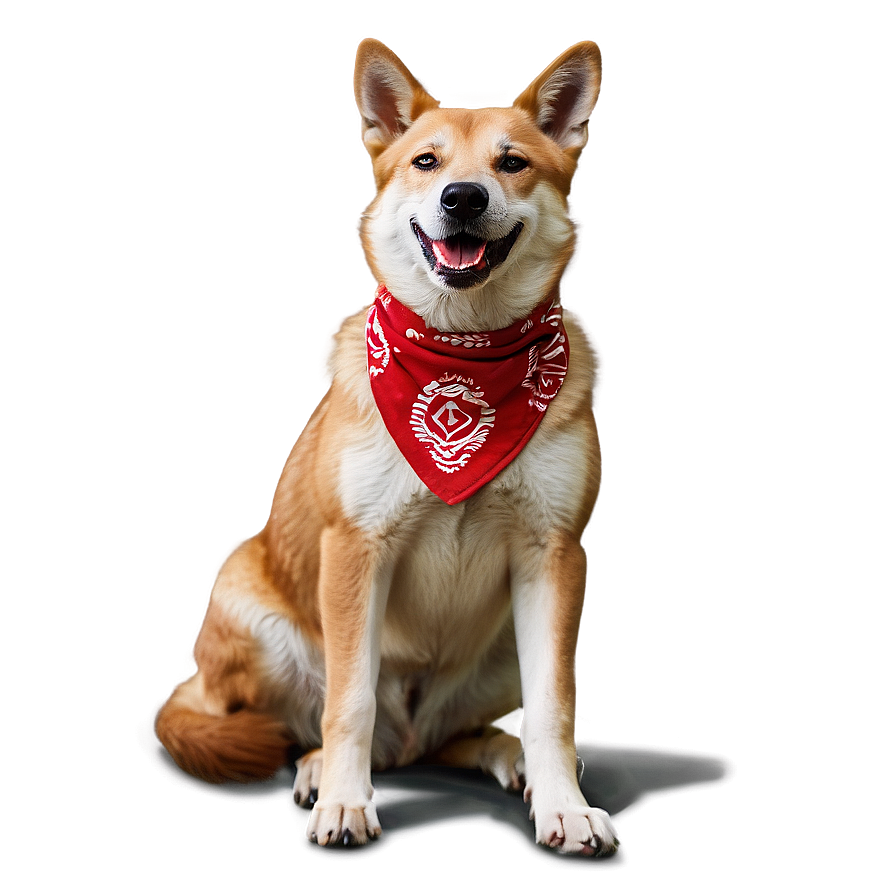 Dingo With Bandana Png 06202024 PNG Image