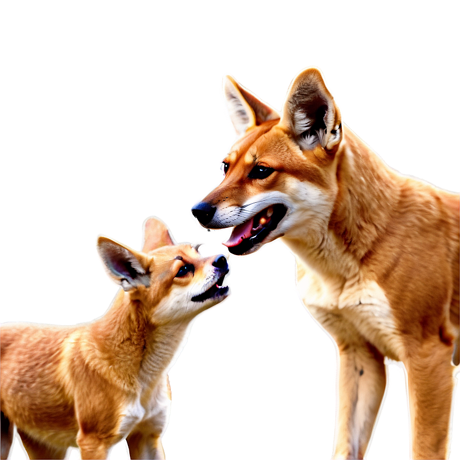 Dingo With Kangaroos Png 06202024 PNG Image