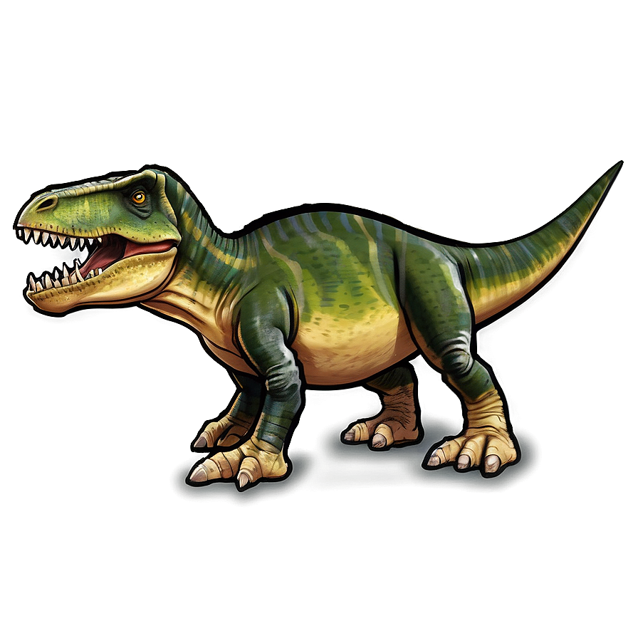 Dino In Jungle Scene Png Fmd37 PNG Image