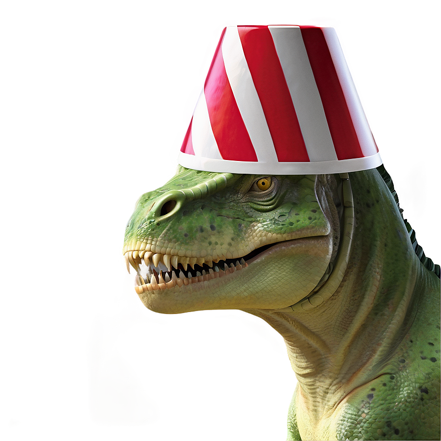 Dino With Party Hat Png 34 PNG Image