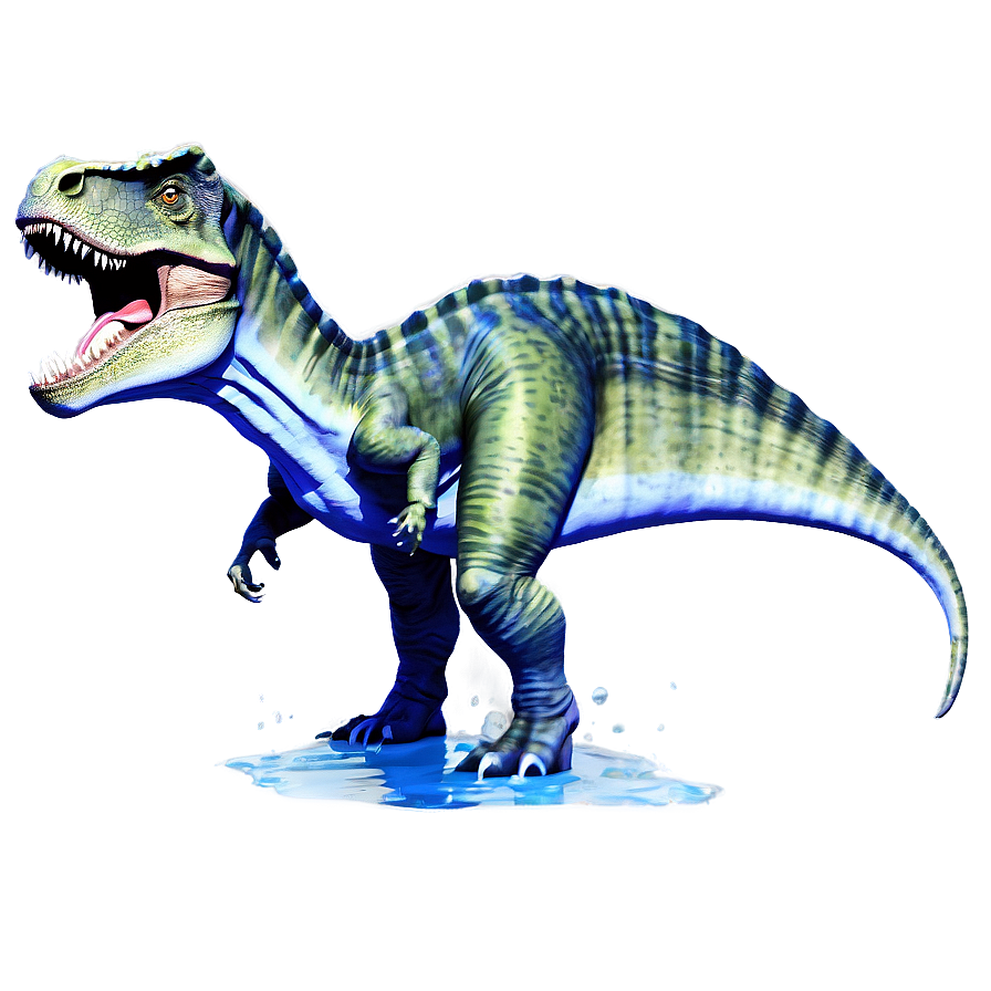 Dinosaur In Water Png 05032024 PNG Image