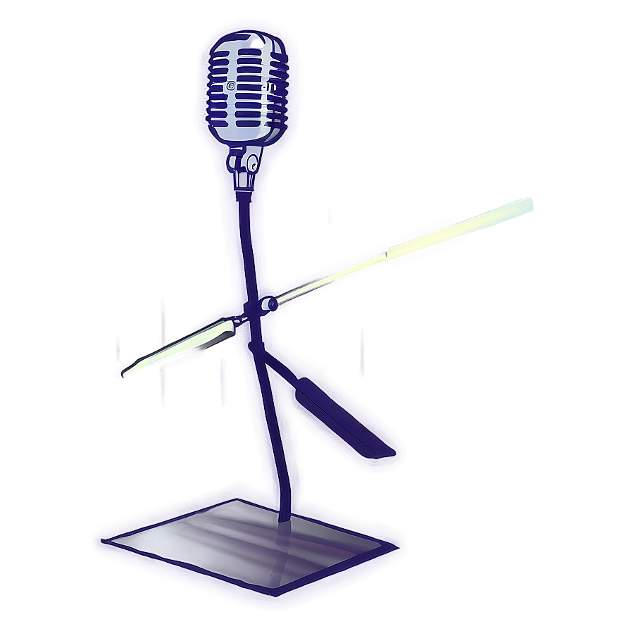 Directional Podcast Mic Png 06202024 PNG Image