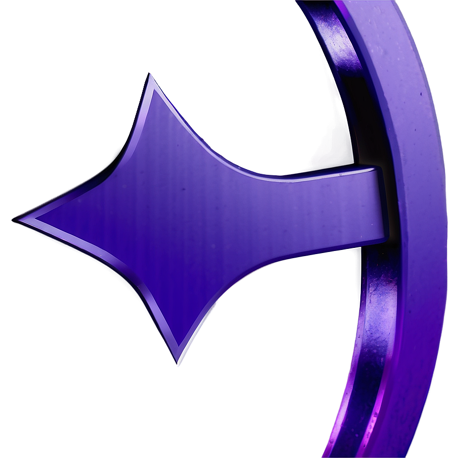 Directional Purple Arrow Png Ftq PNG Image