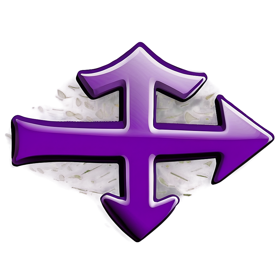 Directional Purple Arrow Png Tpd PNG Image