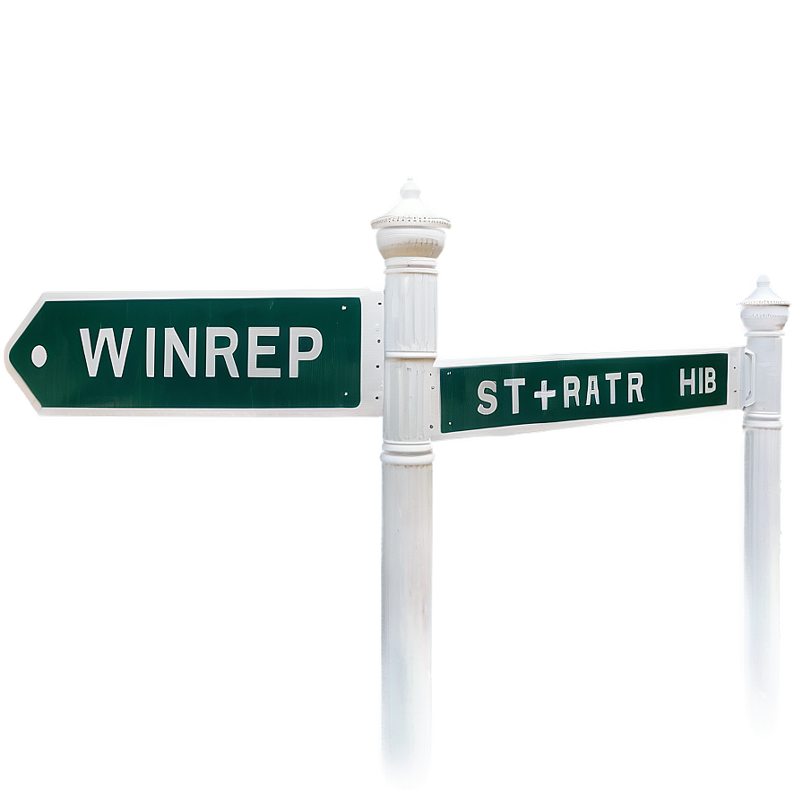 Directional Street Signs Png 92 PNG Image