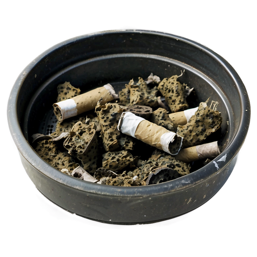 Dirty Ashtray Png 06242024 PNG Image