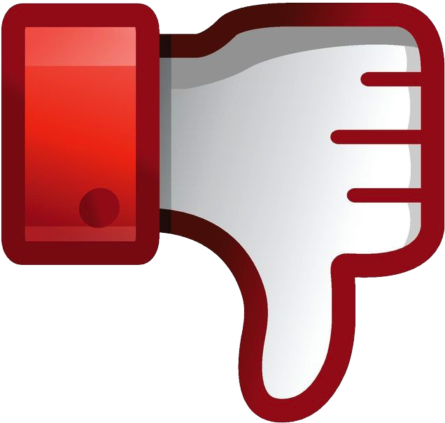 Dislike Thumb Down Symbol PNG Image