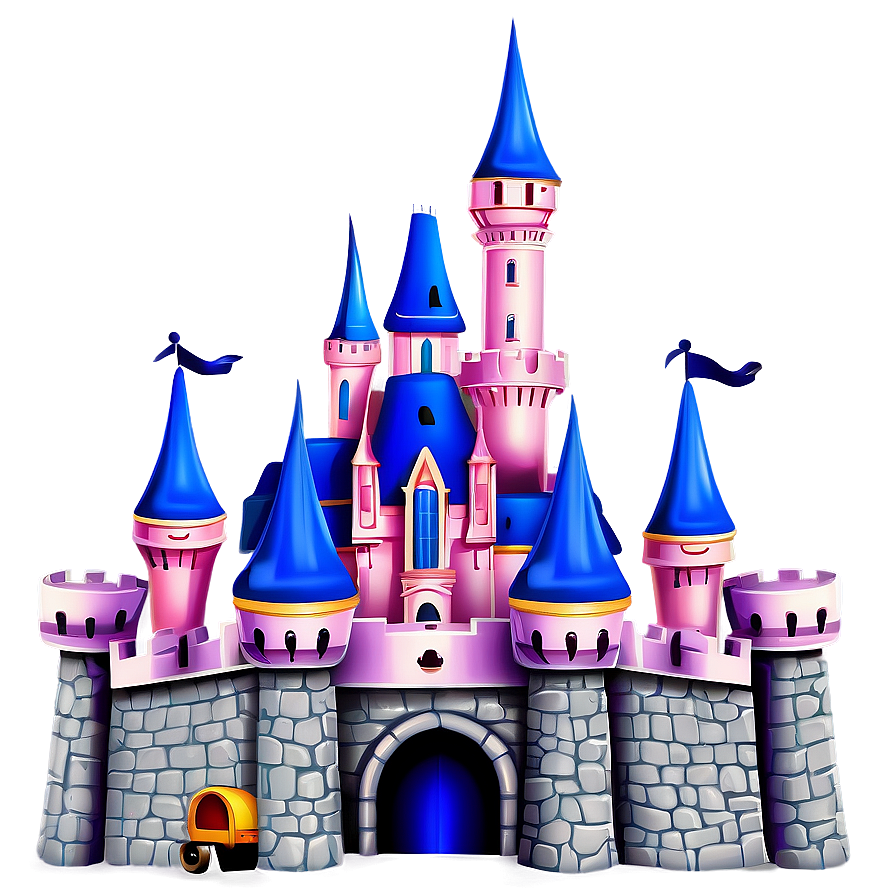 Disney Castle Illustration Png Lxd PNG Image