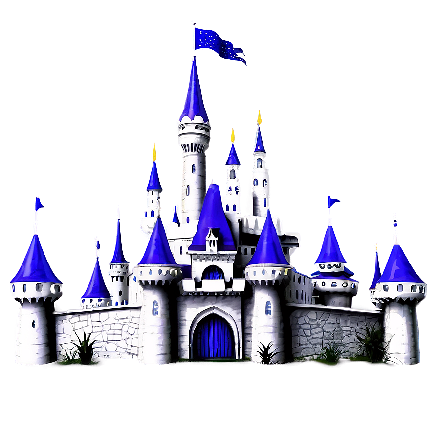 Disney Castle Under Stars Png 58 PNG Image