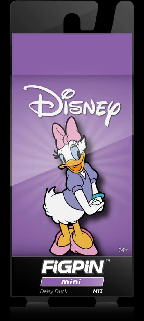 Disney Daisy Duck Figpin Packaging PNG Image