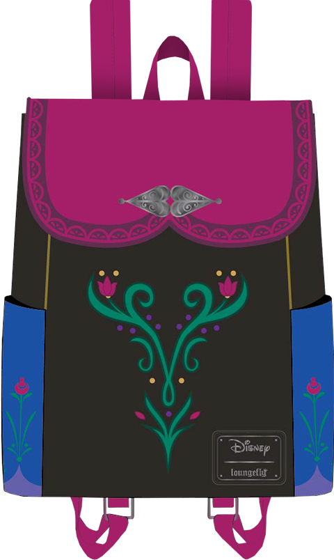 Disney Frozen Anna Inspired Backpack Design PNG Image