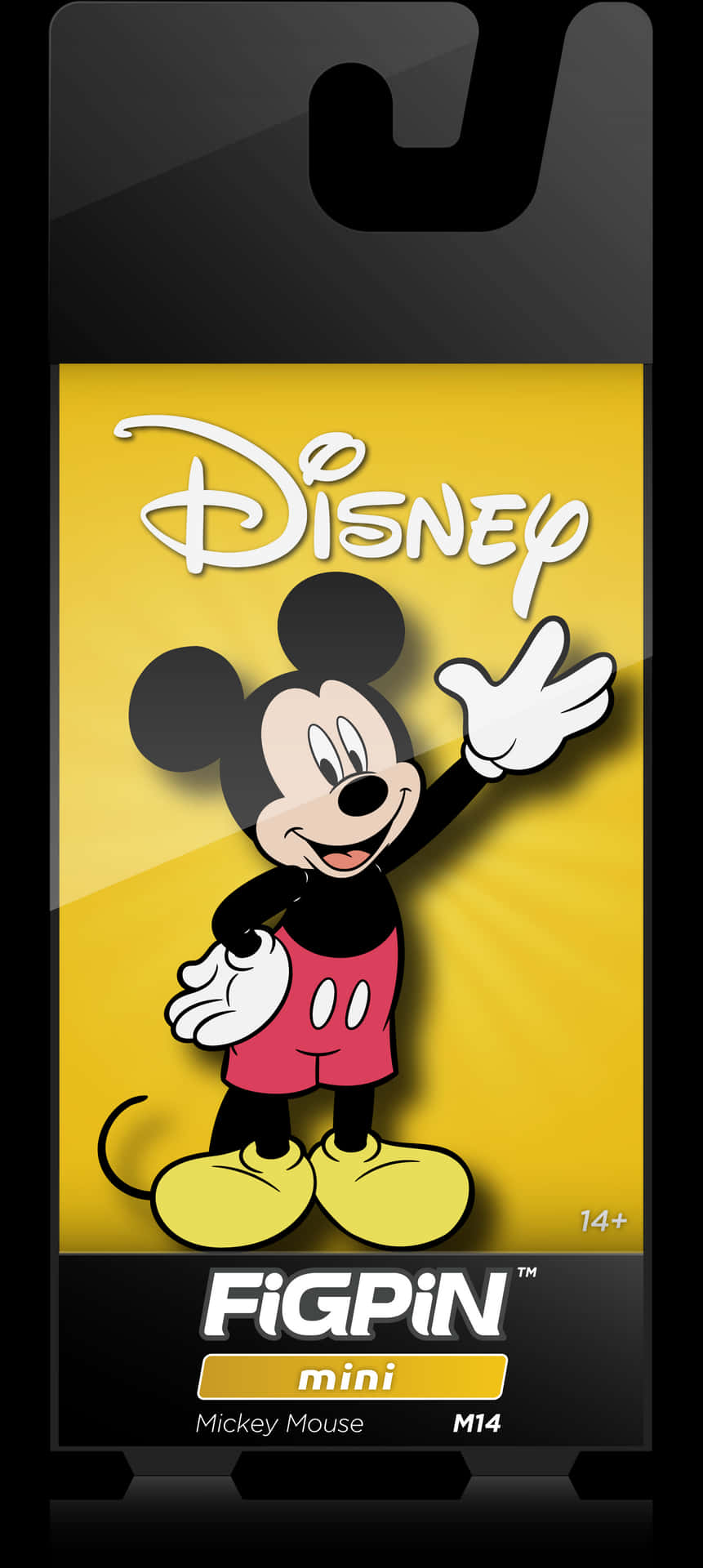 Disney Mickey Mouse Fig Pin Mini Packaging PNG Image