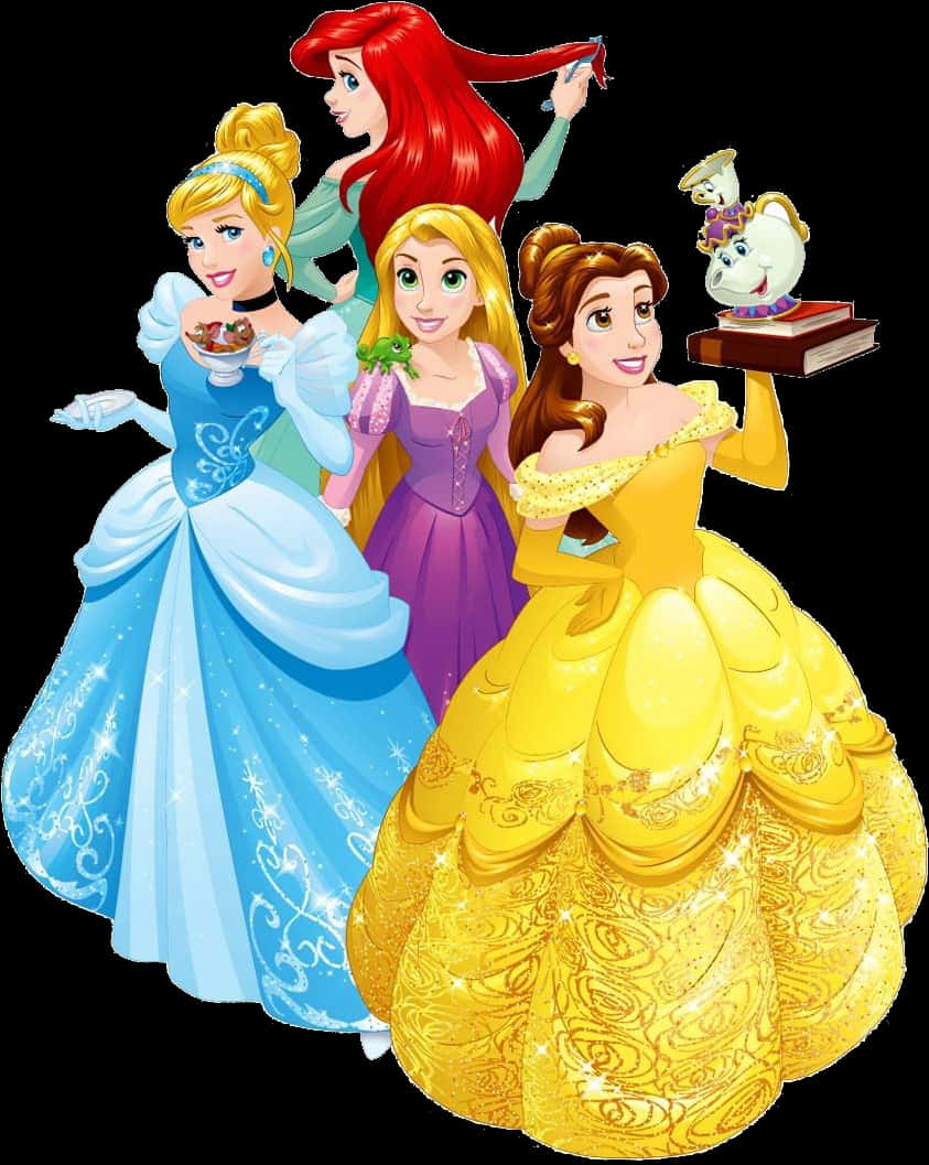 Disney Princess Gathering PNG Image