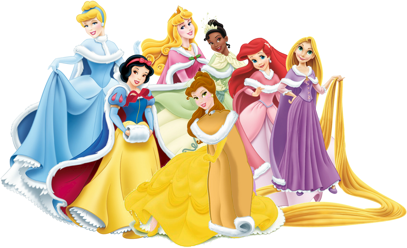 Disney Princesses Gathering PNG Image