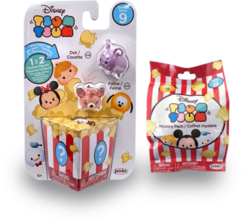 Disney Tsum Tsum Mystery Pack Series9 PNG Image