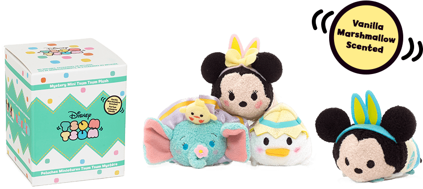 Disney Tsum Tsum Plush Collection PNG Image