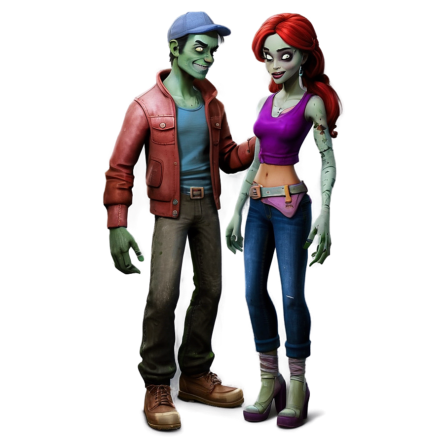 Disney Zombies Addison And Zed Png 06282024 PNG Image