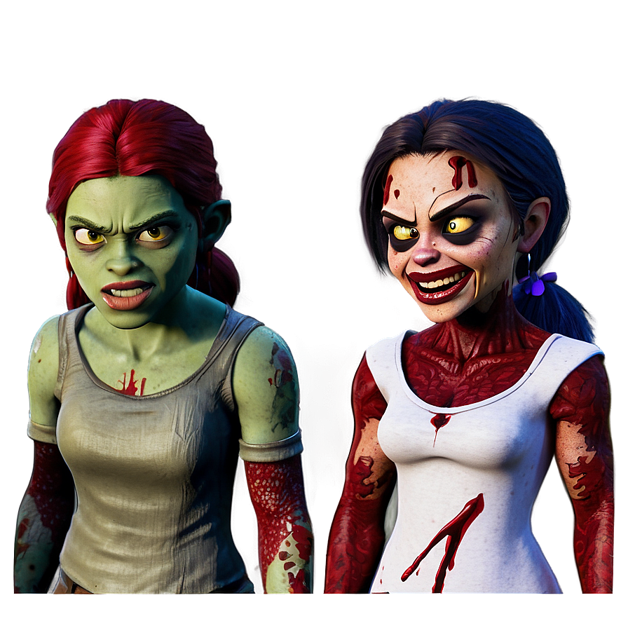 Disney Zombies Addison And Zed Png Vxa81 PNG Image