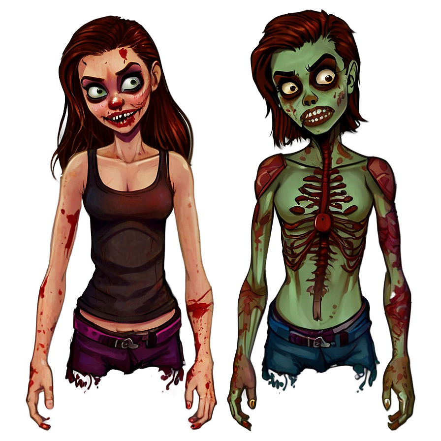 Disney Zombies Zed And Addison Date Png 06282024 PNG Image