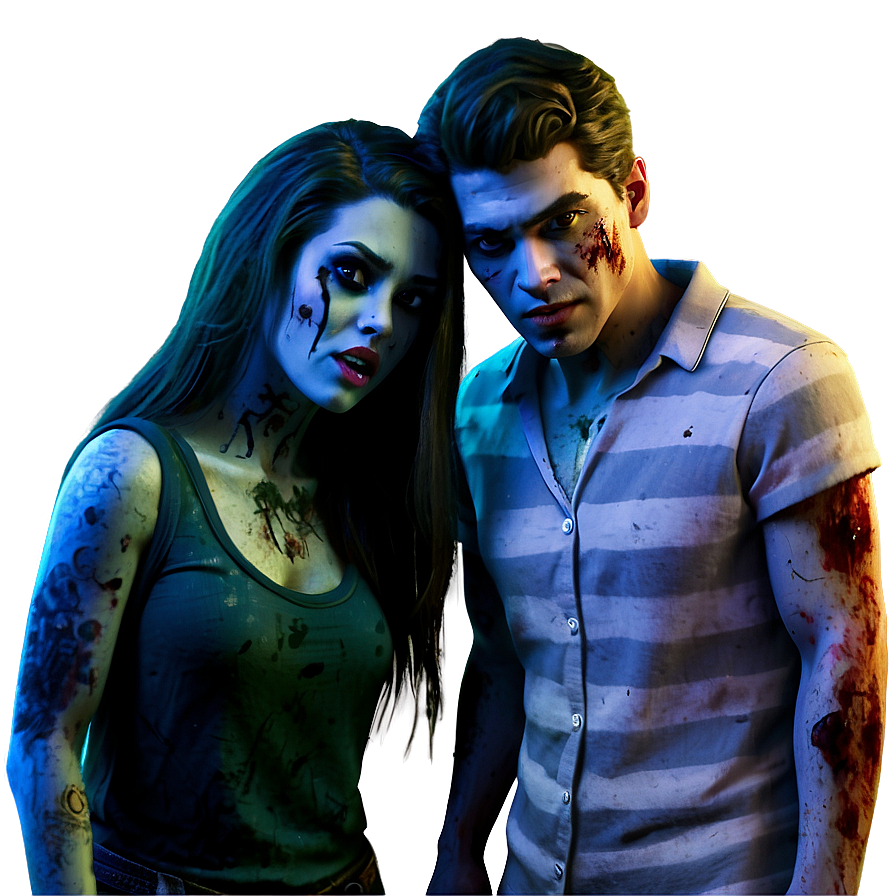 Disney Zombies Zed And Addison Date Png 76 PNG Image