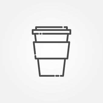 Disposable Coffee Cup Icon PNG Image