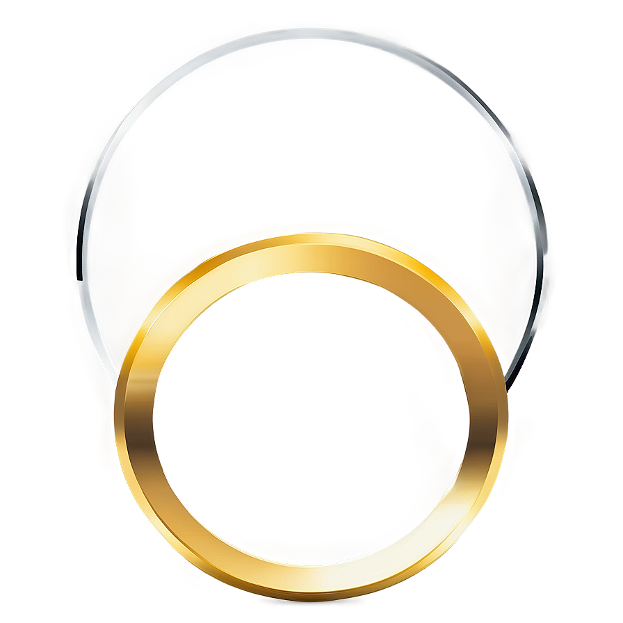 Distinctive Gold Circle Frame Png 86 PNG Image