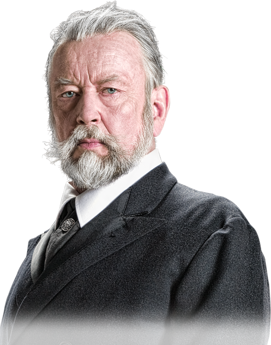 Distinguished Gentleman Portrait PNG Image