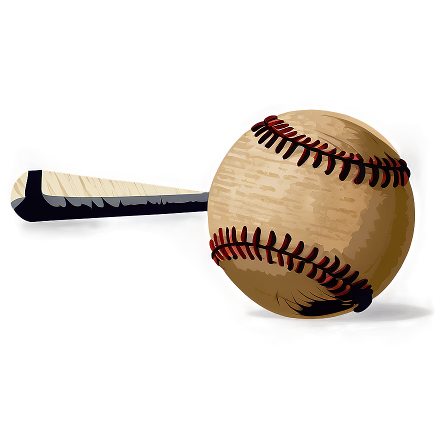 Distressed Baseball Clipart Png 06282024 PNG Image