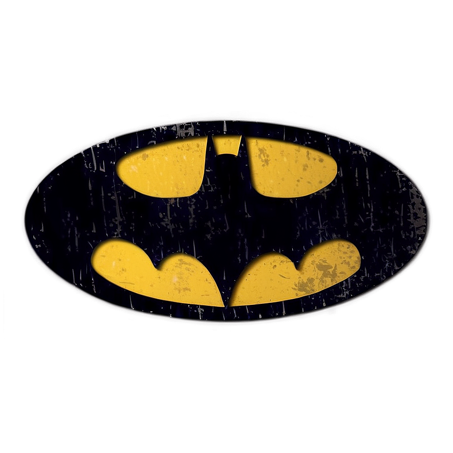 Distressed Batman Logo Png Myj PNG Image