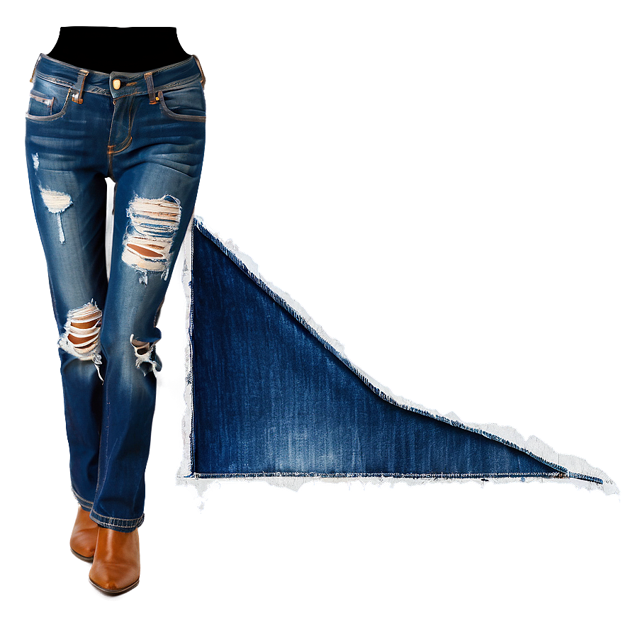 Distressed Jean Graphic Png Lej76 PNG Image