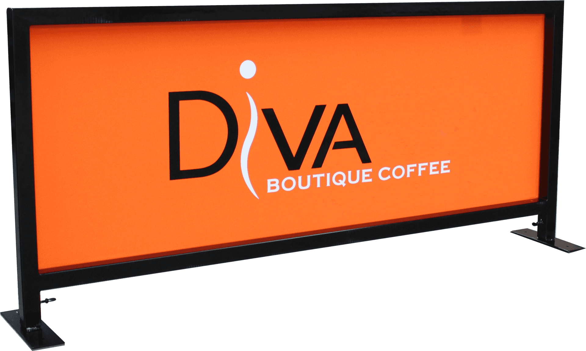 Diva Boutique Coffee Billboard PNG Image