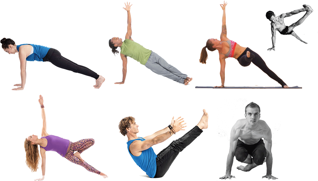 Diverse_ Aerobic_ Exercise_ Poses PNG Image