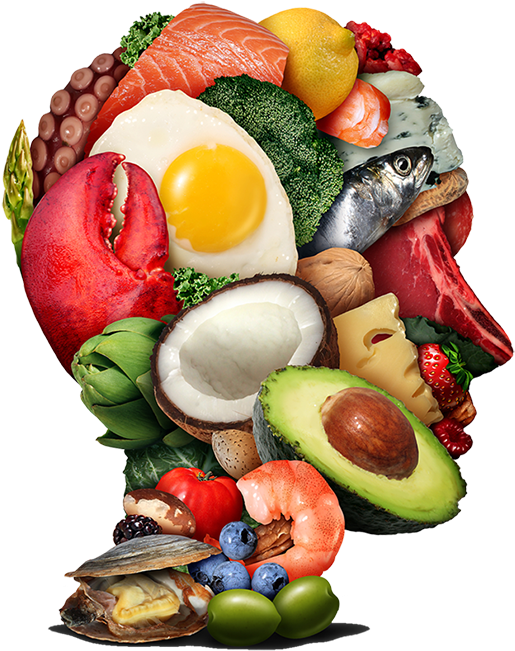 Diverse Food Collage PNG Image